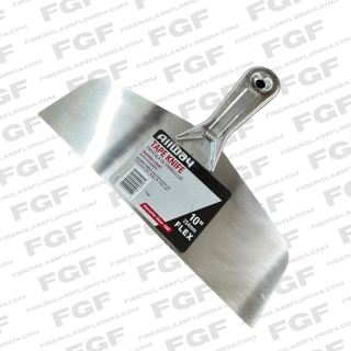 10" FLEXIBLE PUTTY KNIFE STEEL