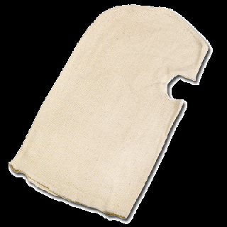 Headsock for fiberglass work – Breathable, lightweight fabric head covering designed to protect against dust and particles during sanding, grinding, and fiberglass application in marine and industrial environments.
