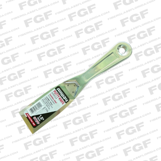 1.5" STIFF PUTTY KNIFE STEEL | Fiberglass Florida