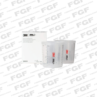 3M PPS 2.0 Spray Gun Cups, 26001, Standard, 22oz