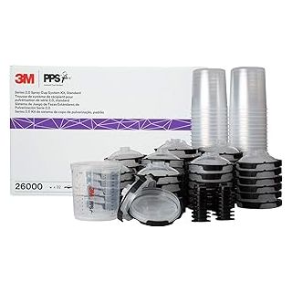 3M Accuspray Standard 22oz Lids and Liners, 200 micron filter, 26000, 25 per pack