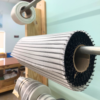 4oz 15.7" E-GLASS HICLEAR TAIL PATCH WITH CARBON INSERTS # 6419-By the linear yard