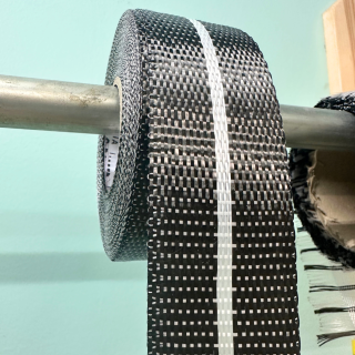 6oz-1.8" uni-directional carbon fiber with e-glass rail tape #6048