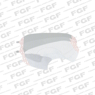 3M LENS COVER 10 PK. FOR RESPIRATOR
