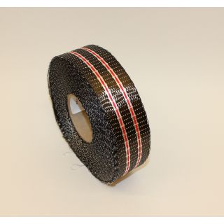 6.5oz 1.6" red 2 strand carbon #6052