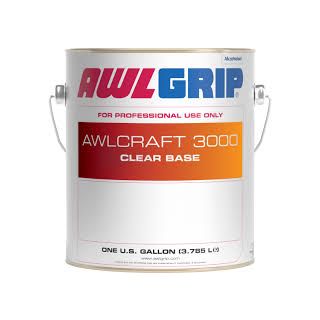 Awlcraft 3000 Clear TF0300 marine polyurethane clearcoat high-gloss finish