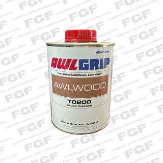 AWLWOOD BRUSH CLEANER T0200 for Resin Application | Fiberglass Florida