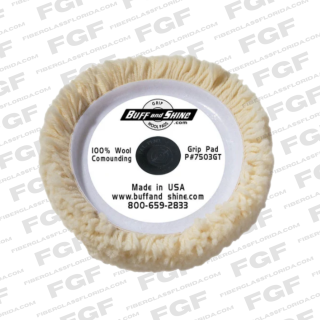 7.5" Wool Pad 7503GT With Center Pile