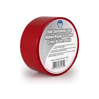 2" Red Sheathing Tape | Construction & Epoxy River Table Mold Release