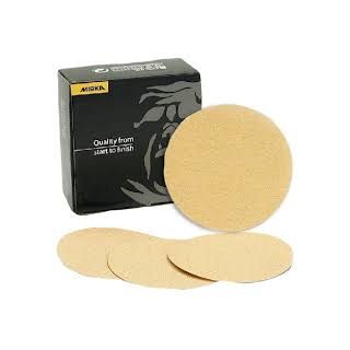 5" hook n loop gold mirka