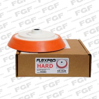 8 Inch Hard Pad Cloth Back 5/8-11 Hub