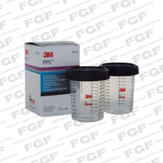 3M Accuspray Cup and Collar 16115, Mini, 6oz, 2 cups per box