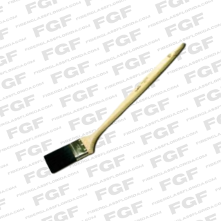 BENT RADIATOR BRUSH 3" for Resin Application | Fiberglass Florida