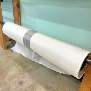 4oz 30" Warp Glass with Infused Carbon -By the linear yard