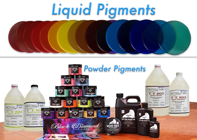 Black Polyester/Epoxy Pigment for tinting resin